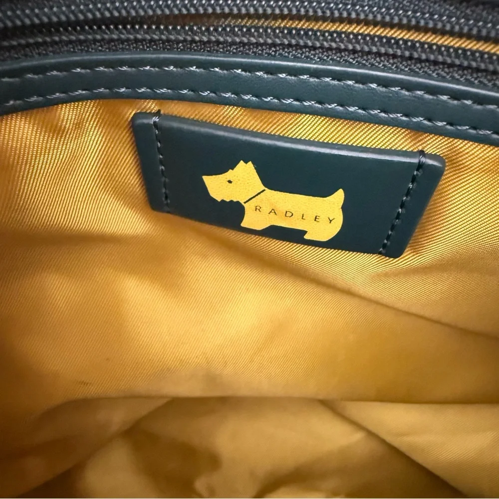 Radley London Epping Forest Tote Bag Navy Woodland Fox Mushroom Scottie Charm - Picture 14 of 15